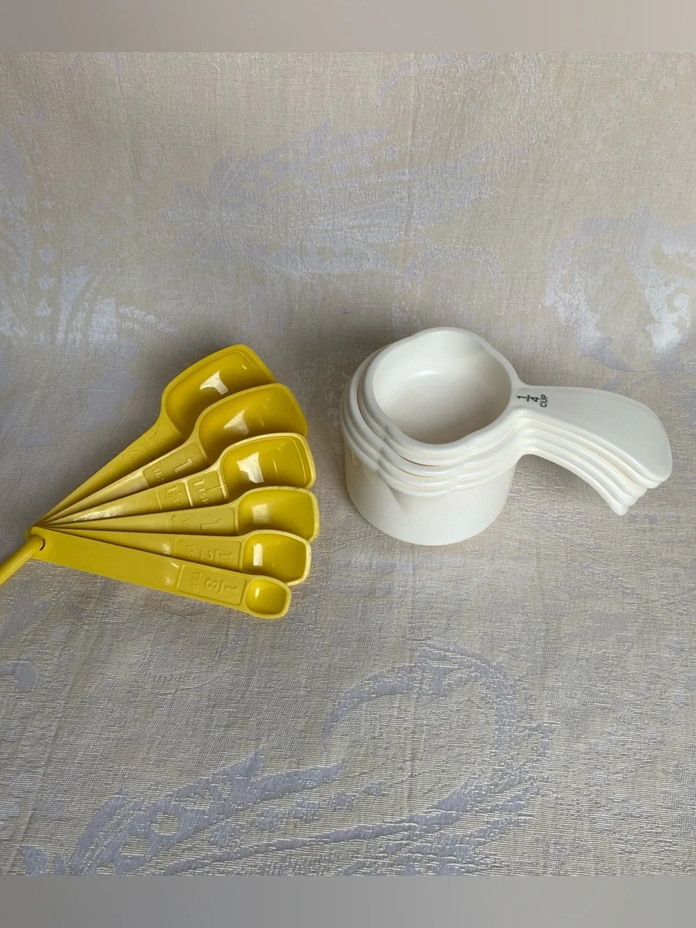 Vintage Tupperware Measuring Cups and Spoons Sets